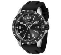 INVICTA Pro Diver 40007 Reloj para Hombre - Impermeable - Analógico - Movimiento Cuarzo - Acero Inoxidable con Esfera Negro - 45mm