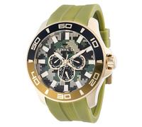 INVICTA Pro Diver 46036 Reloj para Hombre - Impermeable - Analógico - Movimiento Cuarzo - Acero Inoxidable con Esfera Gris - 50mm