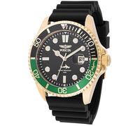 INVICTA Pro Diver 47168 Reloj para Hombre - Impermeable - Analógico - Movimiento Cuarzo - Acero Inoxidable con Esfera Naranja - 43mm