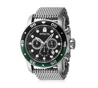 Invicta Pro Diver 47580 Reloj para Hombre - Impermeable - Analógico - Movimiento Cuarzo - Acero Inoxidable con Esfera Negro - 48mm