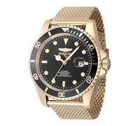 INVICTA Pro Diver 47966 Reloj para Hombre - Impermeable - Analógico - Movimiento Automático - Acero Inoxidable con Esfera Negro - 47mm
