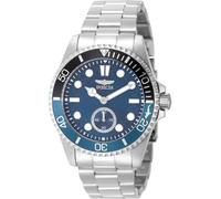INVICTA Pro Diver 49432 Reloj para Hombre - Impermeable - Analógico - Movimiento Cuarzo - Acero Inoxidable con Esfera Gris - 43mm
