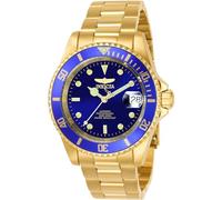 Invicta Pro Diver reloj automático para hombre de acero inxidable, Oro / Azul, 40 mm