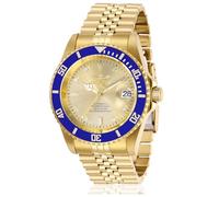 Invicta Pro Diver Reloj automático para hombre de acero inoxidable, Oro / Azul, 42 mm