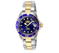 Invicta Pro Diver Reloj automático para hombre de acero inoxidable, Dos Tonos / Azul, 40 mm