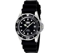 Invicta Pro Diver Reloj automático para hombre de acero inoxidable, Plata / Negro / Negro, 40 mm