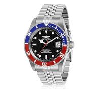 Invicta Pro Diver Reloj automático para hombre de acero inoxidable, Rojo / Azul, 42 mm