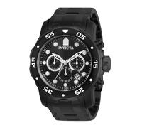Invicta Pro Diver SCUBA Reloj de cuarzo para hombre de acero inoxidable, Negro, 48 mm