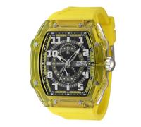 INVICTA Racing 48449 Reloj para Hombre - Impermeable - Analógico - Movimiento Cuarzo - plastico con Esfera Negro - 48mm