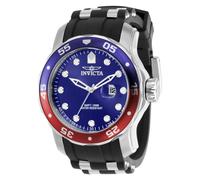 Invicta Reloj analógico de Cuarzo para Hombre con Correa de Silicona 39102, Plata, Deportivo