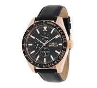 Invicta Reloj analógico para Hombres de Cuarzo con Correa en Cuero 38981