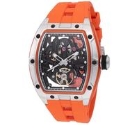 INVICTA S1 Rally 49033 Reloj de Hombre - Movimiento Automático - Acero Inoxidable con Esfera Negra - 44 mm