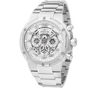 INVICTA S1 Rally 50256 Reloj de Hombre - Movimiento de Cuarzo - Acero Inoxidable con Esfera Plateada - 49 mm