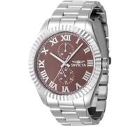 INVICTA Specialty 47424 Reloj para Hombre - Impermeable - Analógico - Movimiento Cuarzo - Acero Inoxidable con Esfera Azul - 43mm