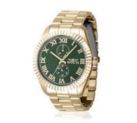 INVICTA Specialty 47430 Reloj para Hombre - Impermeable - Analógico - Movimiento Cuarzo - Acero Inoxidable con Esfera Negro - 43mm