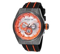 INVICTA Speedway 49054 Reloj para Hombre - Impermeable - Analógico - Movimiento Cuarzo - Acero Inoxidable con Esfera Plata - 48mm