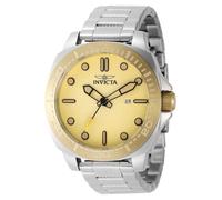 INVICTA Speedway 49102 Reloj para Hombre - Impermeable - Analógico - Movimiento Cuarzo - Acero Inoxidable con Esfera Azul - 46mm