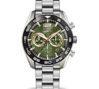 INVICTA Speedway 50179 Reloj para Hombre - Impermeable - Analógico - Movimiento Cuarzo - Acero Inoxidable con Esfera Negro - 46mm