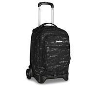 Invicta Trolley escolar Plug Fantasy, negro, 34 L, doble compartimento, Cross-over System, bolsillo equipado, compartimento para PC, bolsillo para botellas, escuela media y superior, niño