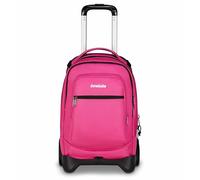 Invicta Trolley escolar Plug, rosa, 3 en 1, mochila doble compartimento con carro desenganchable, bolsillo para PC, bolsillo para botella, 34 l, escuela media y superior, viaje, mochila niña, Rosa