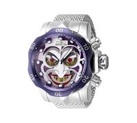 INVICTA Venom 48168 Reloj para Hombre - Impermeable - Analógico - Movimiento Cuarzo - Acero Inoxidable con Esfera Plata - 54mm