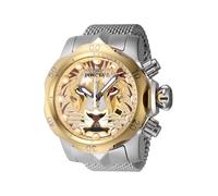 INVICTA Venom 48171 Reloj para Hombre - Impermeable - Analógico - Movimiento Cuarzo - Acero Inoxidable con Esfera marrón - 54mm
