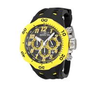 INVICTA Venom - Hydra 48236 Reloj para Hombre - Impermeable - Analógico - Movimiento Cuarzo - Acero Inoxidable con Esfera Negro - 52mm