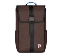 Invicta Wasar Urban - Mochila para hombre y mujer, 21 L, marrón, trabajo universitario con porta PC portátil de 14 pulgadas, banda para trolley y bolsillos para botella de agua, viaje