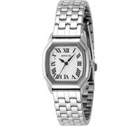 INVICTA Wildflower 48957 Reloj de Mujer - Movimiento de Cuarzo - Acero Inoxidable con Esfera Plateada - 27 mm