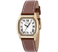 INVICTA Wildflower 48962 Reloj de Mujer - Movimiento de Cuarzo - Acero Inoxidable con Esfera Plateada - 27 mm