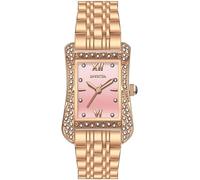 INVICTA Wildflower 69284 Reloj de Mujer - Movimiento de Cuarzo - Acero Inoxidable con Esfera Rosa - 26 mm
