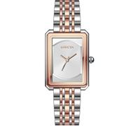 INVICTA Wildflower 69321 Reloj de Mujer - Movimiento de Cuarzo - Acero Inoxidable con Esfera Plateada - 26 mm