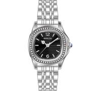 INVICTA Wildflower 69391 Reloj de Mujer - Movimiento de Cuarzo - Acero Inoxidable con Esfera Negra - 31 mm