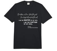 Invictus Poema Soy el Señor de mi Destino Comfort Colors Adult Heavyweight T-Shirt
