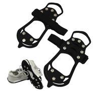 Invierno Boot Ice Grippers - Antideslizante Tracción ligera, Crampones de hielo para condiciones de nieve, escalada de montaña al aire libre, pesca de escalada, protección de trabajo para clima frío