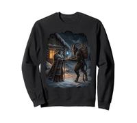 Invierno Bruja Diosa pagana Yule folclore Celestial Nieve Arte Sudadera