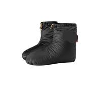 Invierno cálido Abajo pie Senderismo al Aire Libre Zapatos con plumón de Pato Cubierta Camping Viaje Calcetines ultraligeros Impermeables para Invierno(Black,S(27cm))