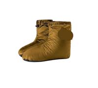 Invierno cálido Abajo pie Senderismo al Aire Libre Zapatos con plumón de Pato Cubierta Camping Viaje Calcetines ultraligeros Impermeables para Caliente(Brown,M(29cm))