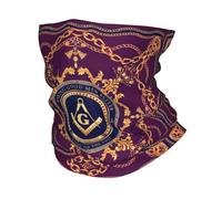 Invierno cálido al aire libre, personalizado masonería barroco bandana calentador de cuello hombres mujeres invierno senderismo bufanda de esquí polaina cubierta facial masónica