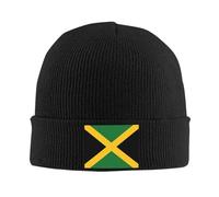 Invierno cálido para Hombres, Gorra de Punto de Punta con Estampado Jamaica Gorro de Hip Hop Topo de Exterior otoño Invierno Gorro de Abrigo para Adulto Unisex Unisex Adulto