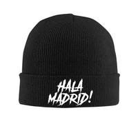 Invierno cálido para Hombres, HALA Madrid Letras Estampado Gorros de Gorro Skullies Gorros elásticos cálidos Gorros con Estampado de otoño e Invierno Gorro Unisex para la Cabeza