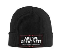 Invierno cálido para Hombres, ¿Somos geniales Pero Gorros de Punto? Gorros de otoño Invierno, Gorros cálidos de Color Unisex para Hombres, Regalos para Mujeres,