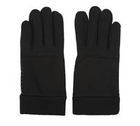 Invierno cálido vellón de vellón táctil de 2 dedos guantes al aire libre L