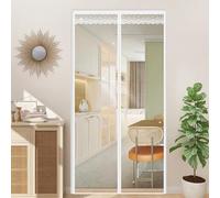 Invierno Cortina para Puerta Magnética Termica Aislante Frio y Calor Interior Transparente EVA Cortina de Puerta Entrada para Dormitorio Personalizable Cortina para Puerta (75x190cm)