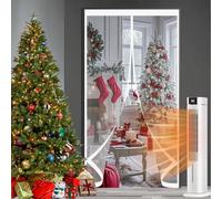 Invierno Cortina Termica 115 x 200 cm Prueba de Viento Impermeable, Aislante Frio y Calor en Transparente Magnética Cortina de Puerta Autoabsorbente para Interior Exterior, A
