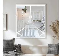 Invierno Cortina Termica 70 x 70 cm Prueba de Viento Impermeable, Aislante Frio y Calor en Transparente Cocina Tela Opaca Insonorizada para Todo Tipo de Ventanas, A