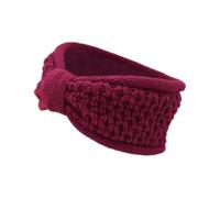 Invierno Diadema Diadema de invierno punto cruzado, turbante grueso ganchillo, orejeras con forro terciopelo, ideales for rellenar calcetines navideños en climas fríos(Color-04)