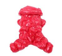Invierno Engrosado Cálido Perro Gato Mono con Capucha De Cuero PU Al Aire Libre Impermeable A Prueba De Viento Chaqueta para Mascotas Ropa Chihuahua Pug Bulldog Francés Chaqueta Ropa,mi,METR