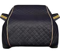 Invierno Funda Coche Exterior para Porsche Cayenne 9Y0 2018-2023 | 4930*1983*1698mm Cobertura para automóviles Transpirable, Protección Solar, a Prueba de Lluvia y Polvo Cubre Coches con Cremallera