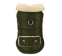 Invierno Polar Cálido Yorkshire Terrier Teddy Pug Chihuahua Chaqueta A Prueba De Viento Frío Nieve Perro Abrigo,Verde,Metro
